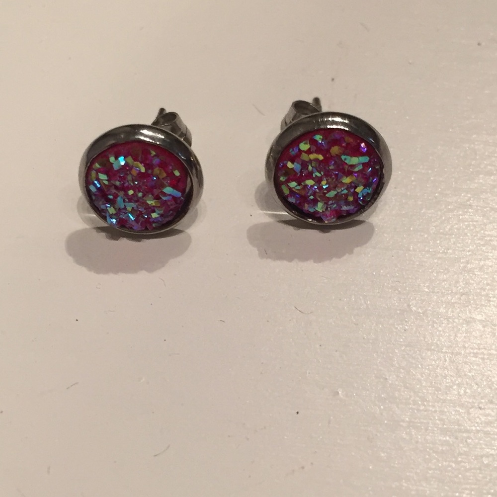 New Druzy Studs